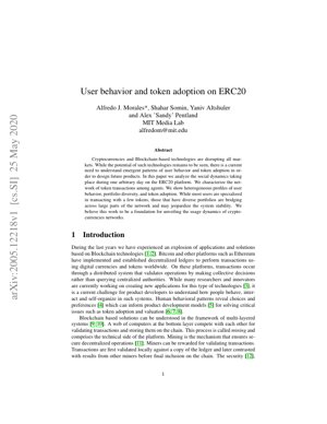 جلد سند PDF - تحلیل رفتار کاربران و پذیرش توکن در پلتفرم ERC20